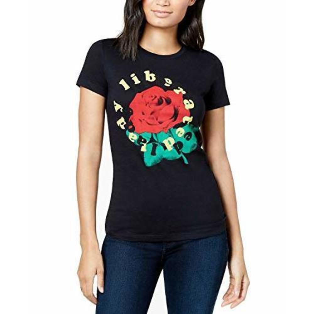 The Style Club Women's Black T-Shirt, Short Sleeve, Crew Neck, Size M